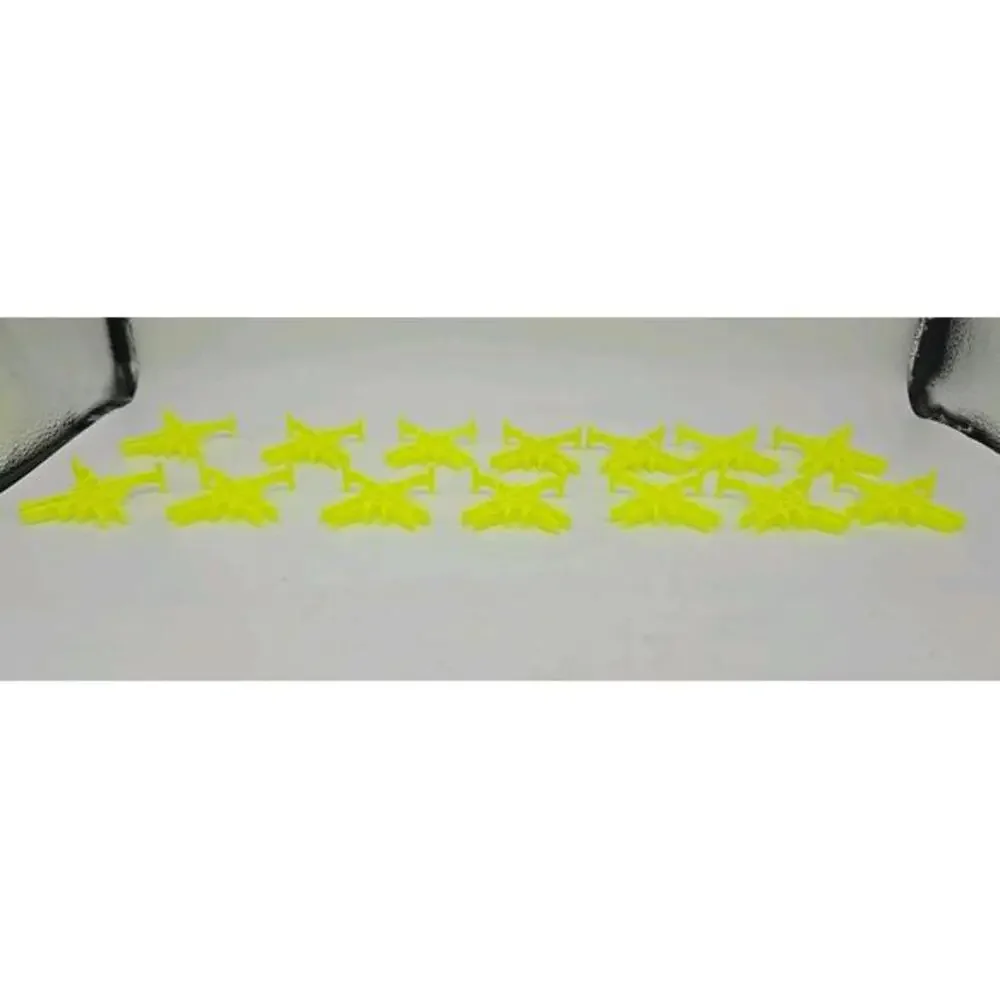 14 Knex Yellow Connectors Cross Tie Roller Coaster Track Part K'nex 91432 Lot